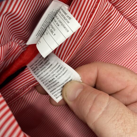 Herschel Backpack Pop Quiz 25L With Padded Laptop Compartment Navy Tan Leather - Picture 11 of 14